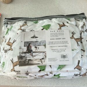 Rae Dunn Enchante’ King Sheets NWT